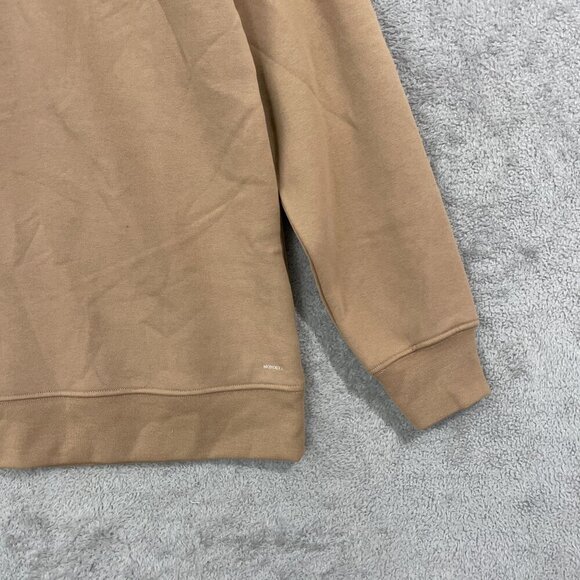 NEW Mondetta Women's S Tan Pullover Collared Sweatshirt Long Sleeve Polyester - Picture 7 of 9